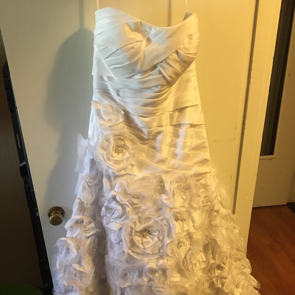 Off white wedding dress